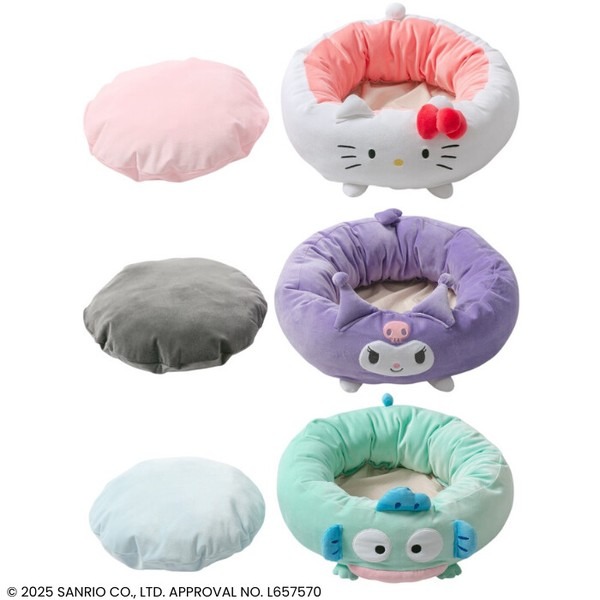 Sanrio 圓型寵物床 圖片 2
