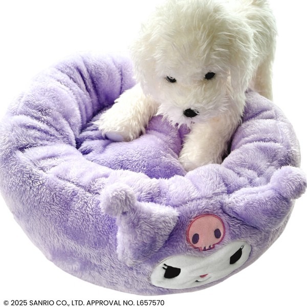 Sanrio 圓型寵物毛絨床 圖片 5